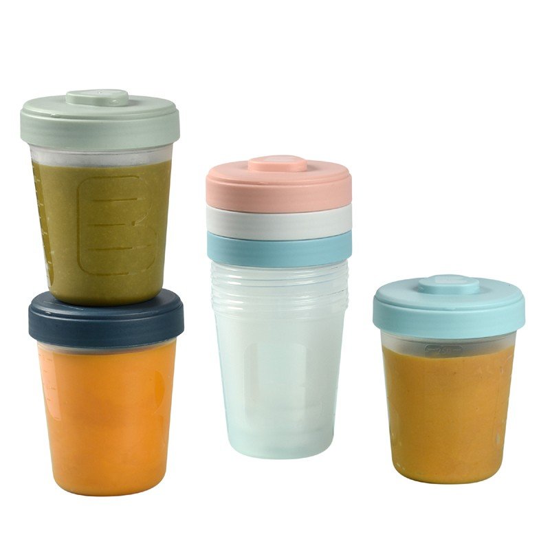 ENVASES CLIP PARA CONGELAR, X 6 (DE 250ML)
